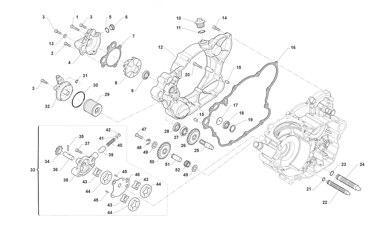 4T 250 FI SMK TWIN DE 2023 A 2026 - MOTOR - LUBRICACION 